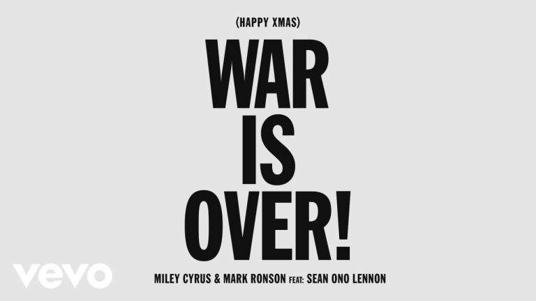 Miley Cyrus ft. Sean Ono Lennon & Mark Ronson - Happy Xmas (War is Over)