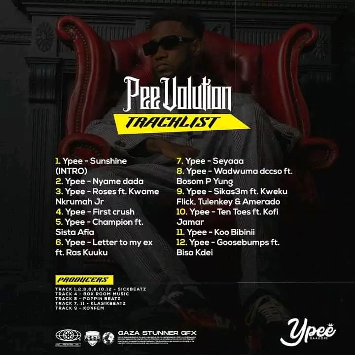 DOWNLOAD Ypee - PeeVolution Full Album | OneClickGhana
