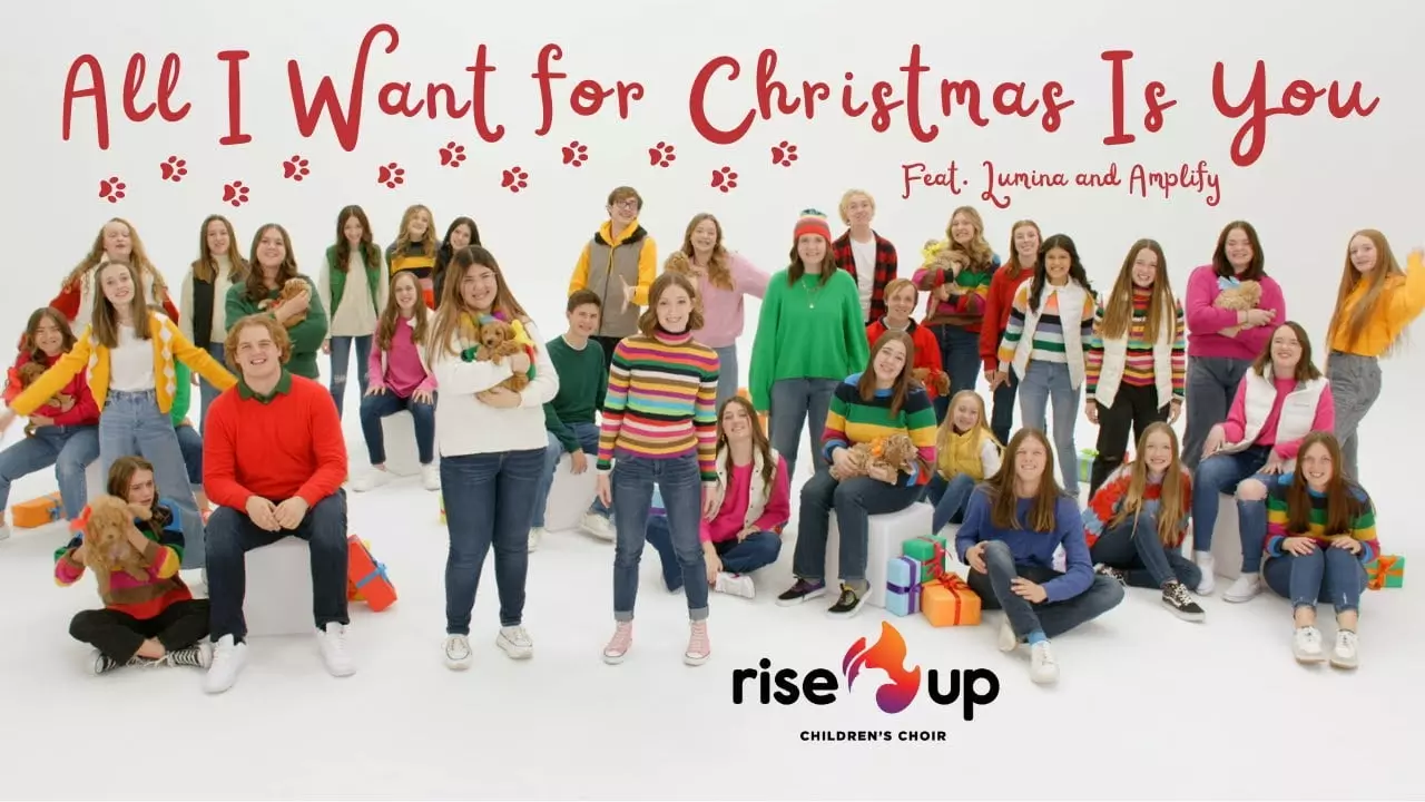 Mariah Carey - All I Want For Christmas Is You | Lumina & Amplify of Rise Up Children's Choir - YouTube