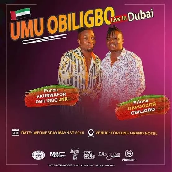 Watch Video: Umu Obiligbo Performs Live in Dubai