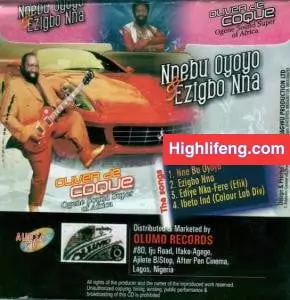 Oliver De Coque - Nne Bu Oyoyo (Ezigbo Nna) | Old Igbo1983 HighLife Songs