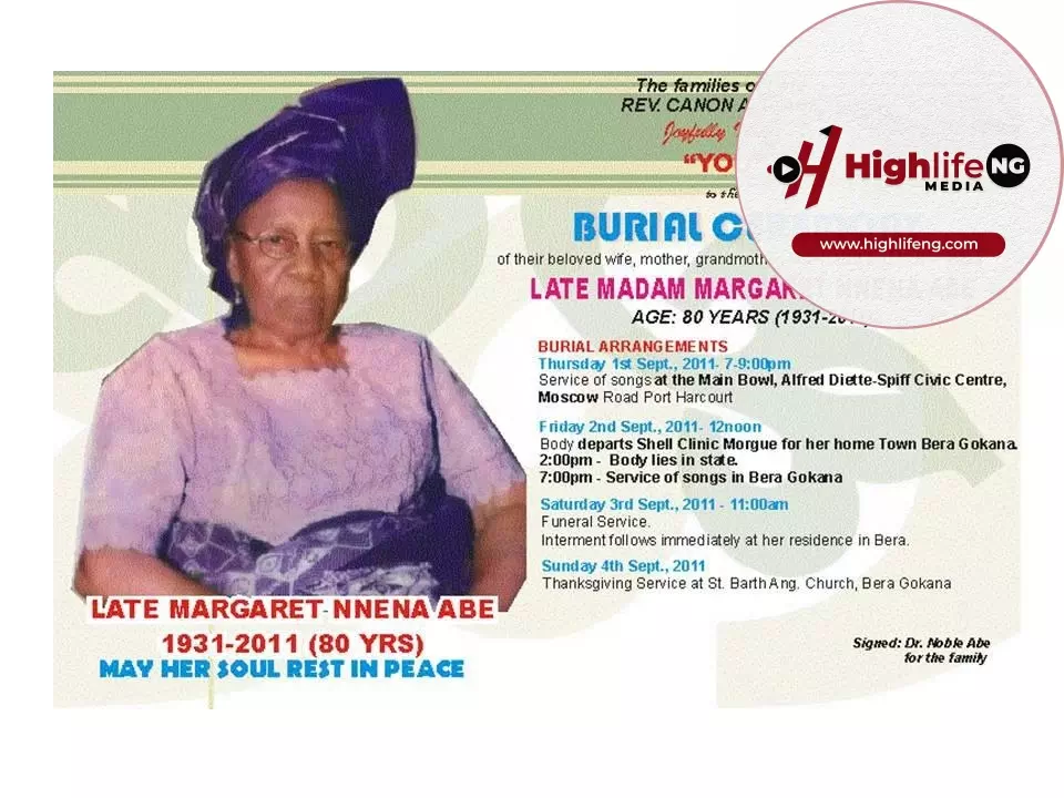 Emmanuel Ezii - Tribute To Sen. Magnus Ngei Abe's Mother