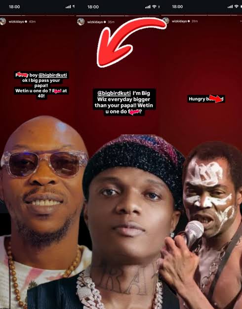 “I Big Pass Your Papa” — Wizkid Breaks Silence on Seun Kuti