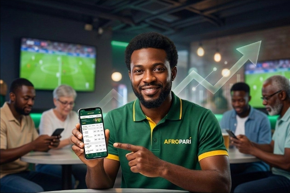 Man checking a sports betting app on his phone