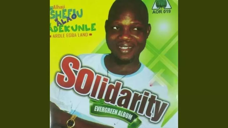 Alhaji Sefiu Alao Adekunle - Solidarity