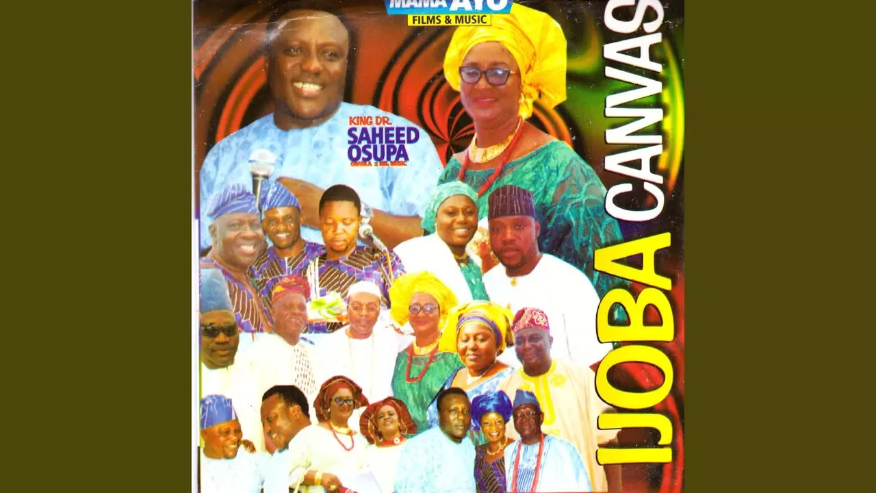 King Dr. Saheed Osupa - Ijoba Canvas