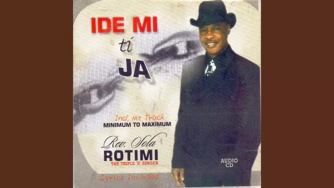 Rev Sola Rotimi - From The Minimum To The Maximum