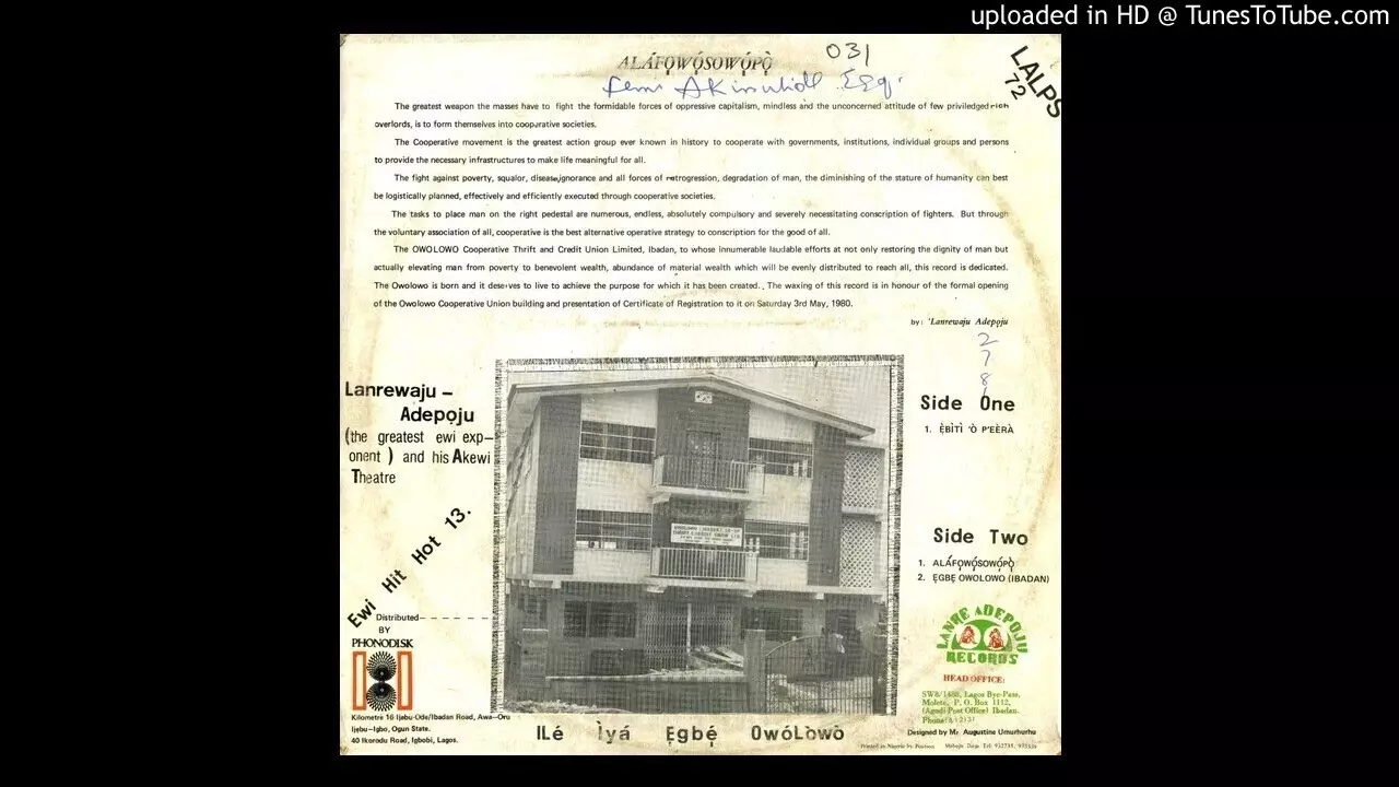 Lanrewaju Adepoju - Ebge Owolowo (Ibadan)