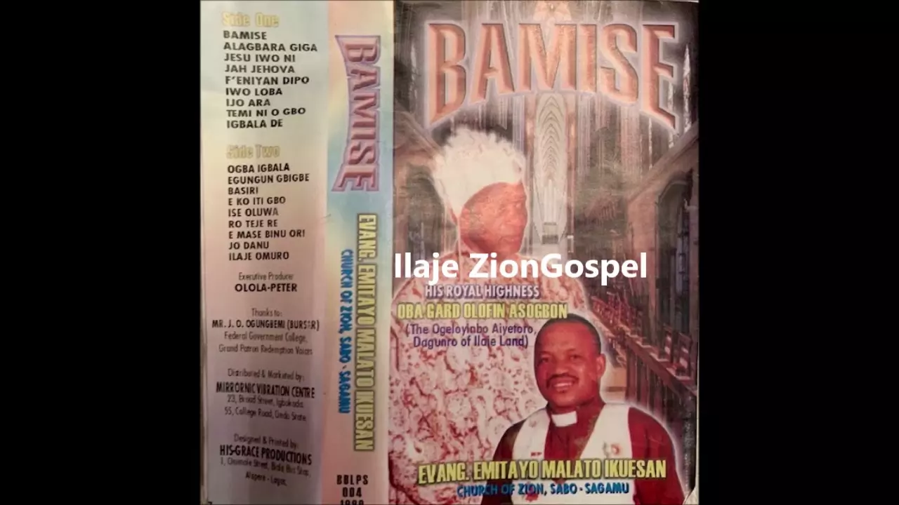 Rev Pastor Malato Ikuesan - Bamise